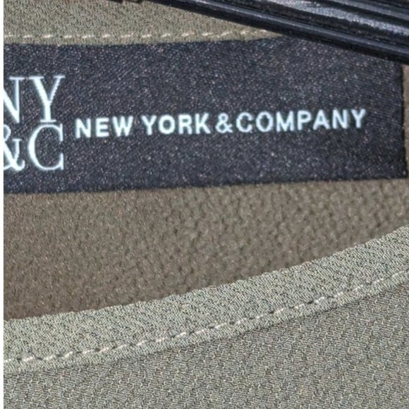 Women's XXL New York & Co Long-Sleeve Cut-Out Ladder Style Casual Blouse Top - Picture 6 of 10